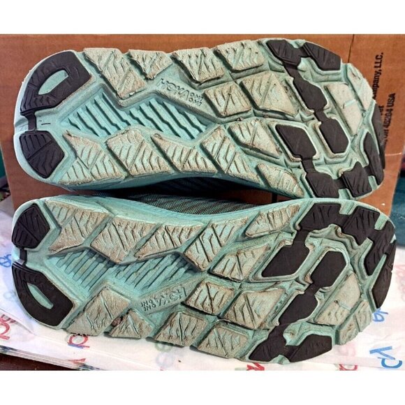 Size 8 - Hoka One One Rincon Gray Aqua - 1102875-CGAS Lowcut Sneakers - Picture 11 of 13